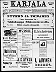 Газета «Karjala» №261B от 10.11.1911 г.