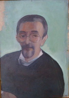 А. Визиряко. Портрет Сергея Градусова. Оргалит,м., 1999 г.