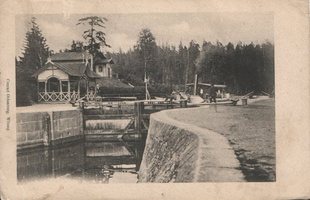 Сайменский канал. Шлюз.  Около 1905. (5)