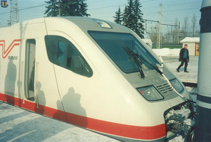 Испытательный рейс прообраза поезда «Аллегро» по территории России