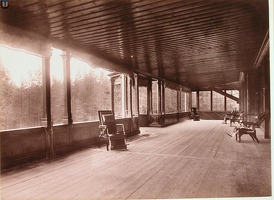 Вид части крытой галереи Николаевского отделения санатория