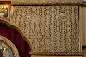 Иконостас Ильинской церкви. Фрагмент