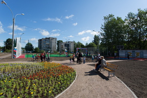 Открытие спортивного городка и зоны отдыха в п.Решетниково