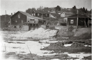 Куркийоки, государственная ГЭС и мельница, 1935 г.