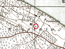 Место завода Турчаниновой на довоенной карте