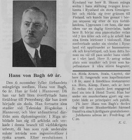Ганс фон-Баг 1938 60 лет